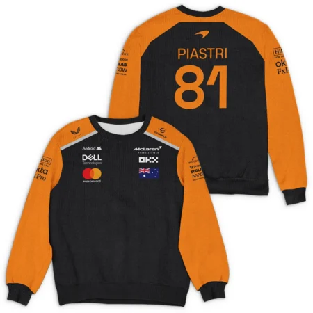 2025 Teamwear Oscar Piastri McLaren F1 Exclusive Ugly Sweater BLOP13525A1HY 2025 Teamwear Oscar Piastri McLaren F1 Exclusive Ugly Sweater BLOP13525A1HY