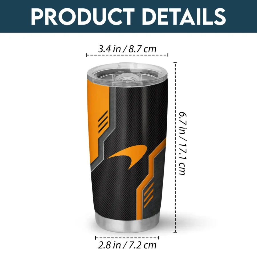 McLaren F1 Stainless Steel Tumbler 20oz 30oz Gift For Fan BLMCL11525A11