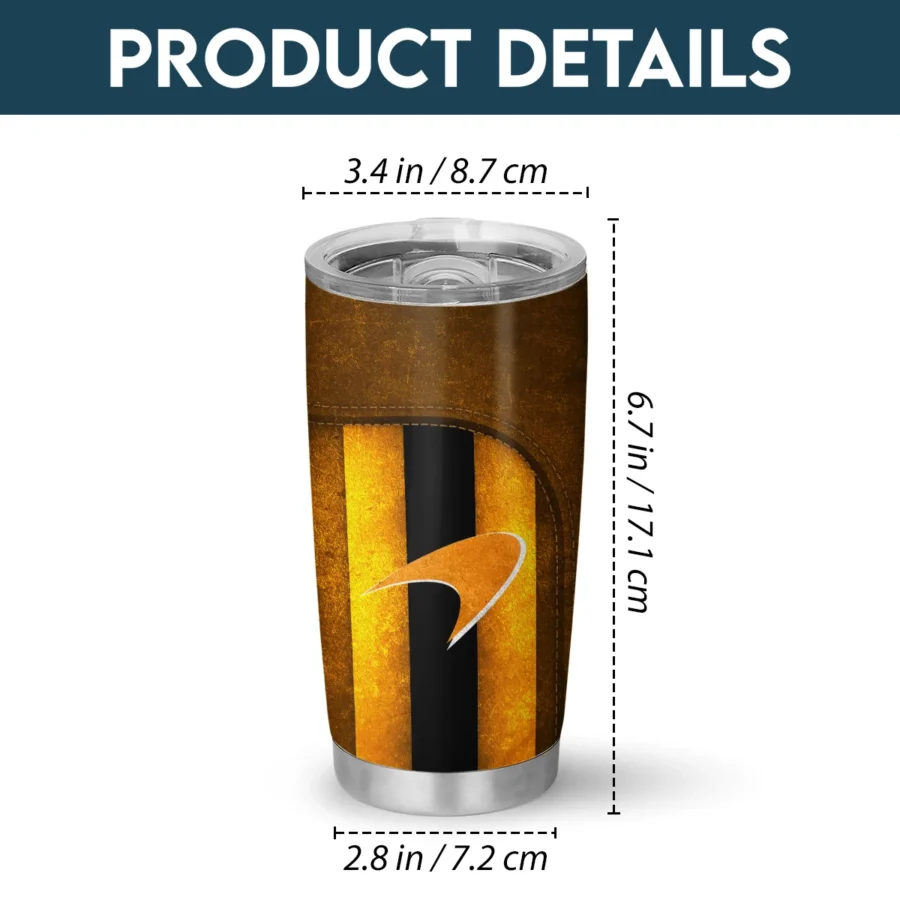 McLaren F1 Stainless Steel Tumbler 20oz 30oz Gift For Fan BLMCL11525A12