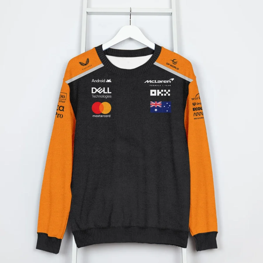 2025 Teamwear Oscar Piastri McLaren F1 Exclusive Ugly Sweater BLOP13525A1HY