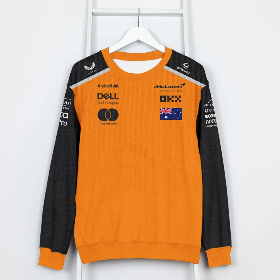 2025 Teamwear Oscar Piastri McLaren F1 Exclusive Ugly Sweater BLOP13525A2HY
