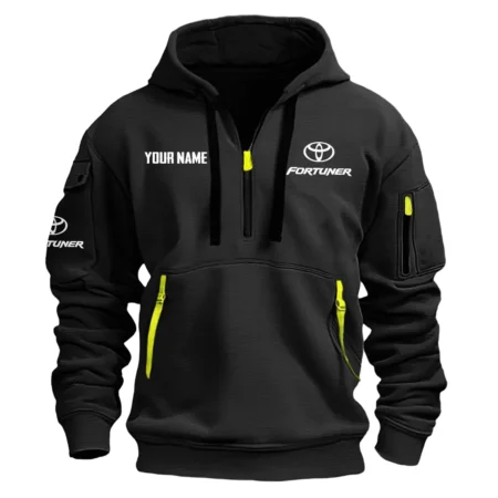 Fortuner Exclusive Logo Fashion Hoodie Half Zipper BLC22525A1FTN