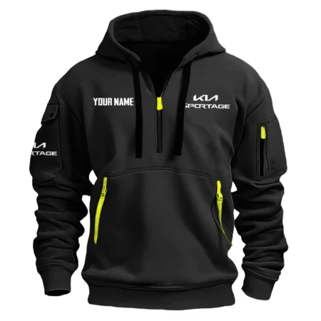 Sportage Exclusive Logo Fashion Hoodie Half Zipper BLC22525A1SPT