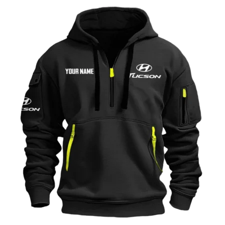 Tucson Exclusive Logo Fashion Hoodie Half Zipper BLC22525A1TSN