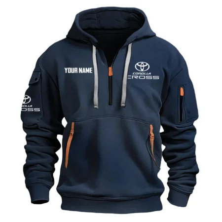 Corolla Cross Exclusive Logo Fashion Hoodie Half Zipper BLC22525A1CCR
