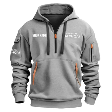 Qashqai Exclusive Logo Fashion Hoodie Half Zipper BLC22525A1QQI