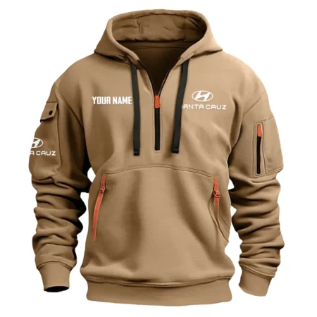 Santa Cruz Exclusive Logo Fashion Hoodie Half Zipper BLC22525A1STC