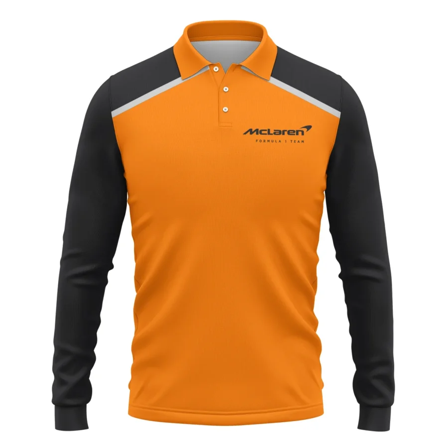 Tyre Water McLaren Formula One Exclusive Long Polo Shirt BLF115525A2LPL