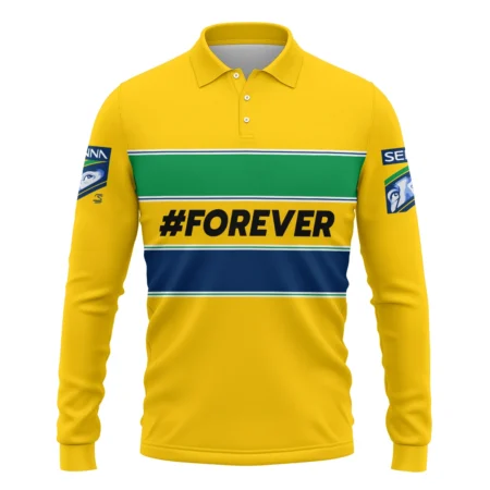 Forever Senna Formula One Exclusive Long Polo Shirt BLF1190525A1LPL