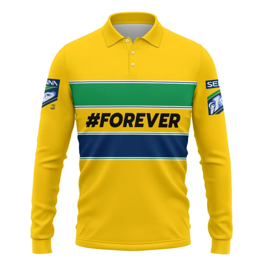 Forever Senna Formula One Exclusive Long Polo Shirt BLF1190525A1LPL