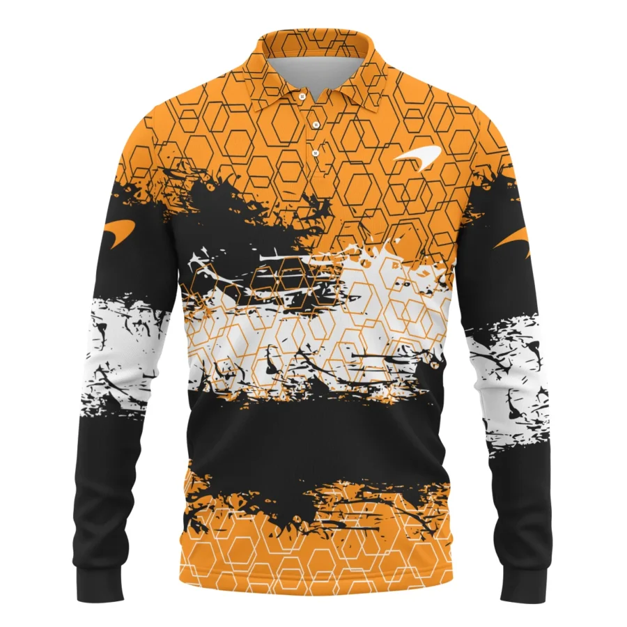 McLaren F1 Long Polo Shirt All Over Prints BLMCL3525A2LPL