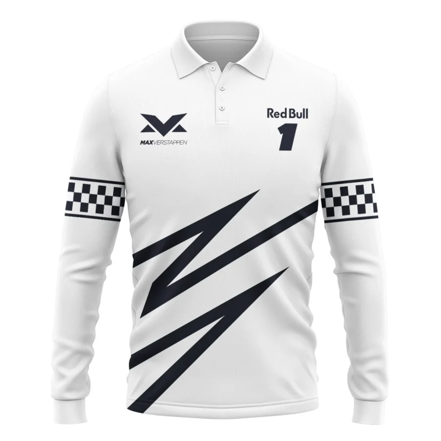 Max Verstappen Red Bull Racing F1 Exclusive Long Polo Shirt BLRBR20525A1LPL