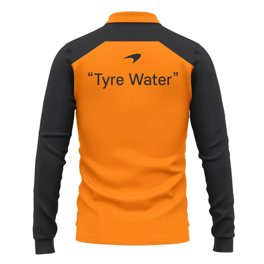 Tyre Water McLaren Formula One Exclusive Long Polo Shirt BLF115525A2LPL