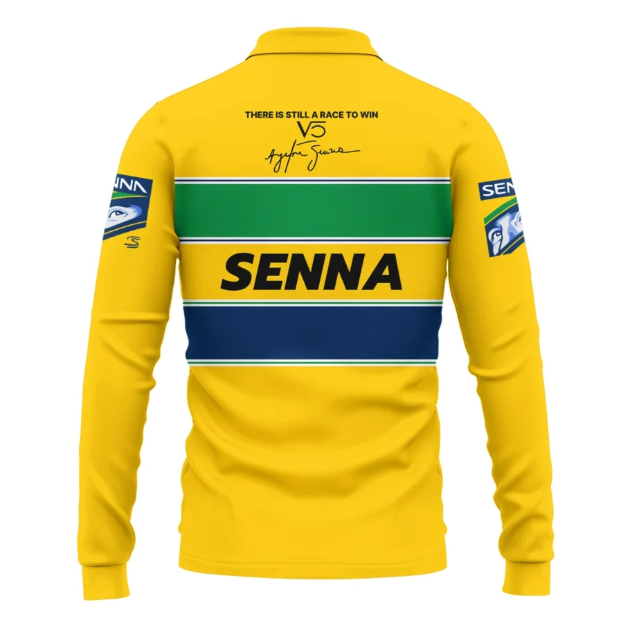 Forever Senna Formula One Exclusive Long Polo Shirt BLF1190525A1LPL