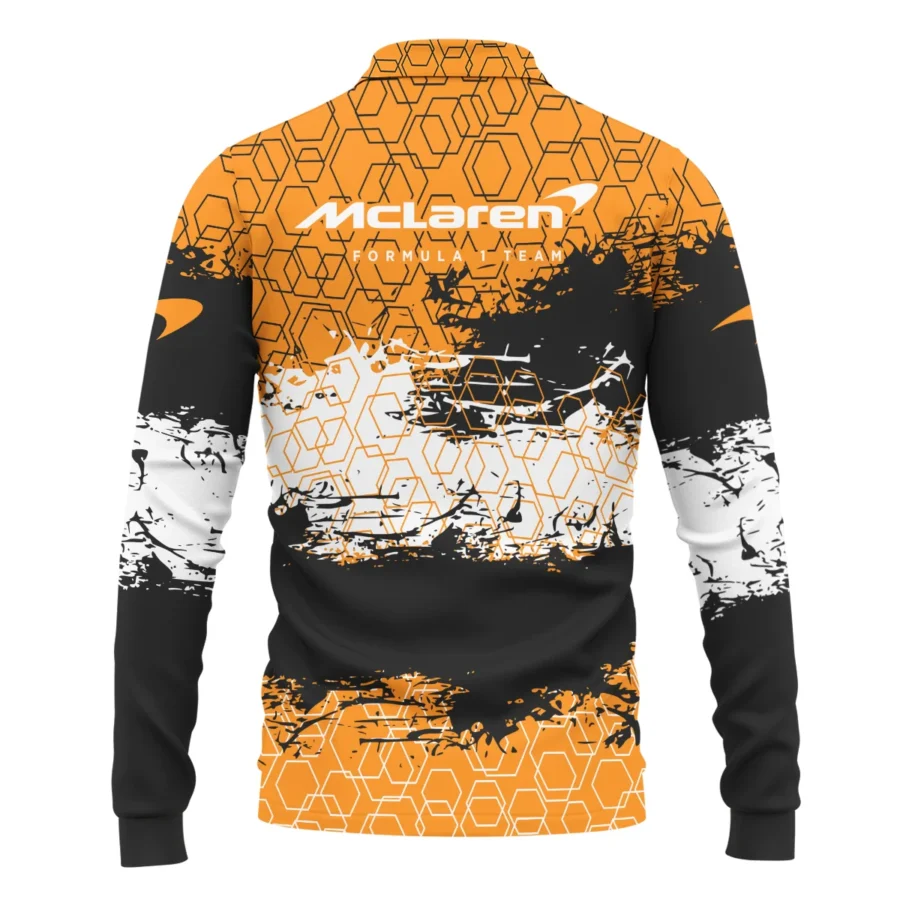 McLaren F1 Long Polo Shirt All Over Prints BLMCL3525A2LPL
