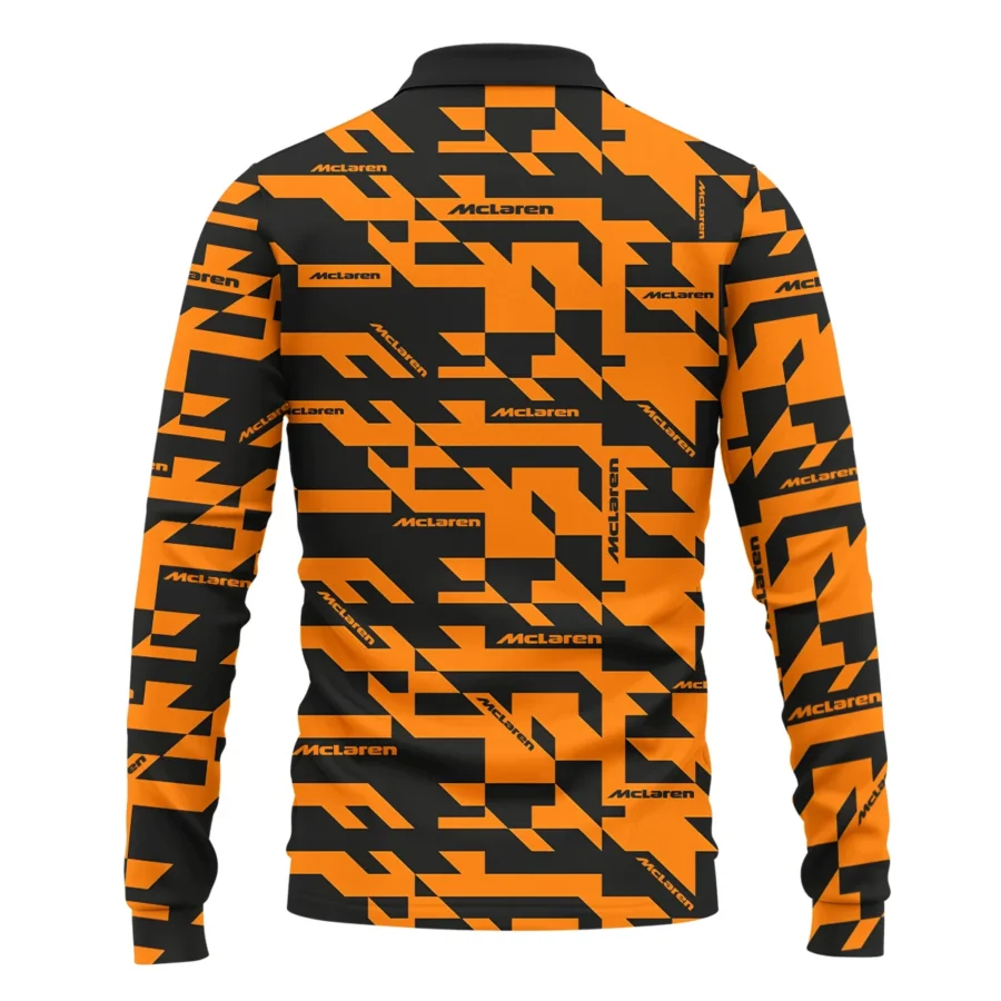 Camo Livery McLaren F1 Long Polo Shirt All Over Prints BLMCL9525A3LPL