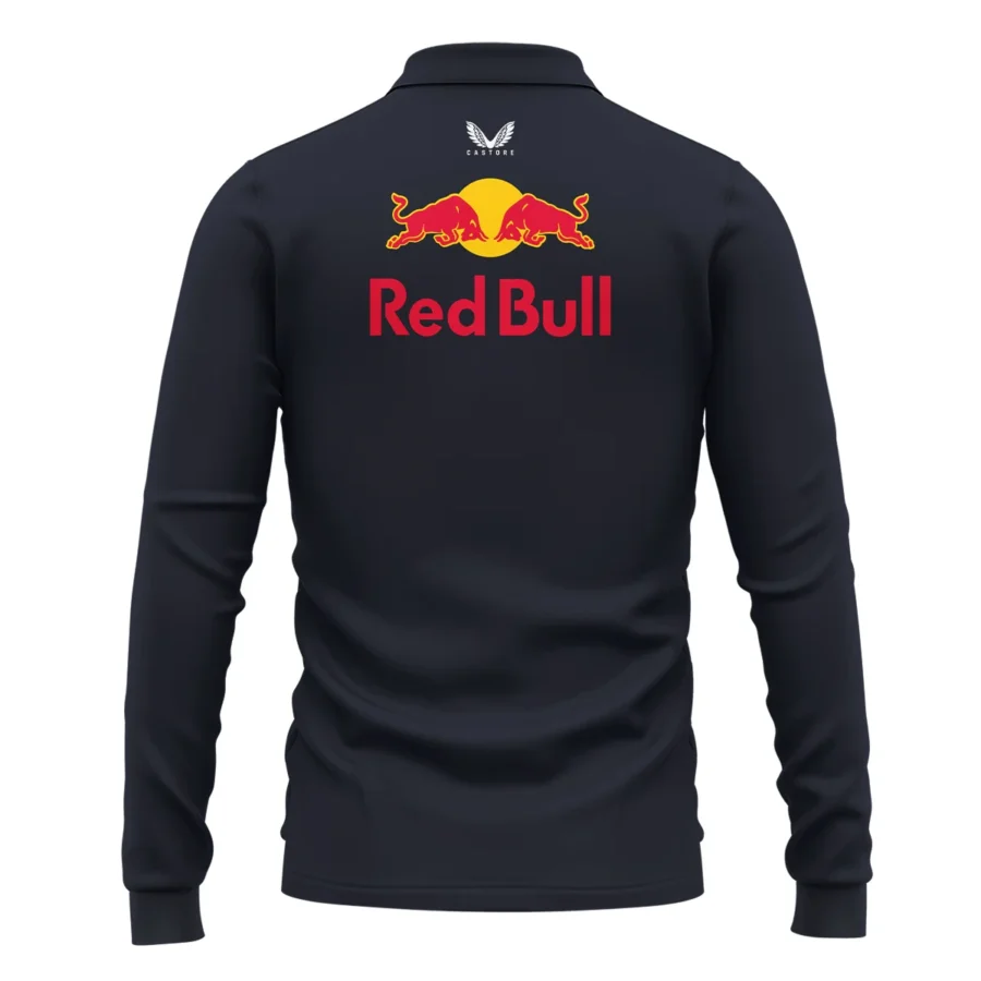 Max Verstappen Red Bull Racing F1 Long Polo Shirt All Over Prints BLRBR10525A1LPL