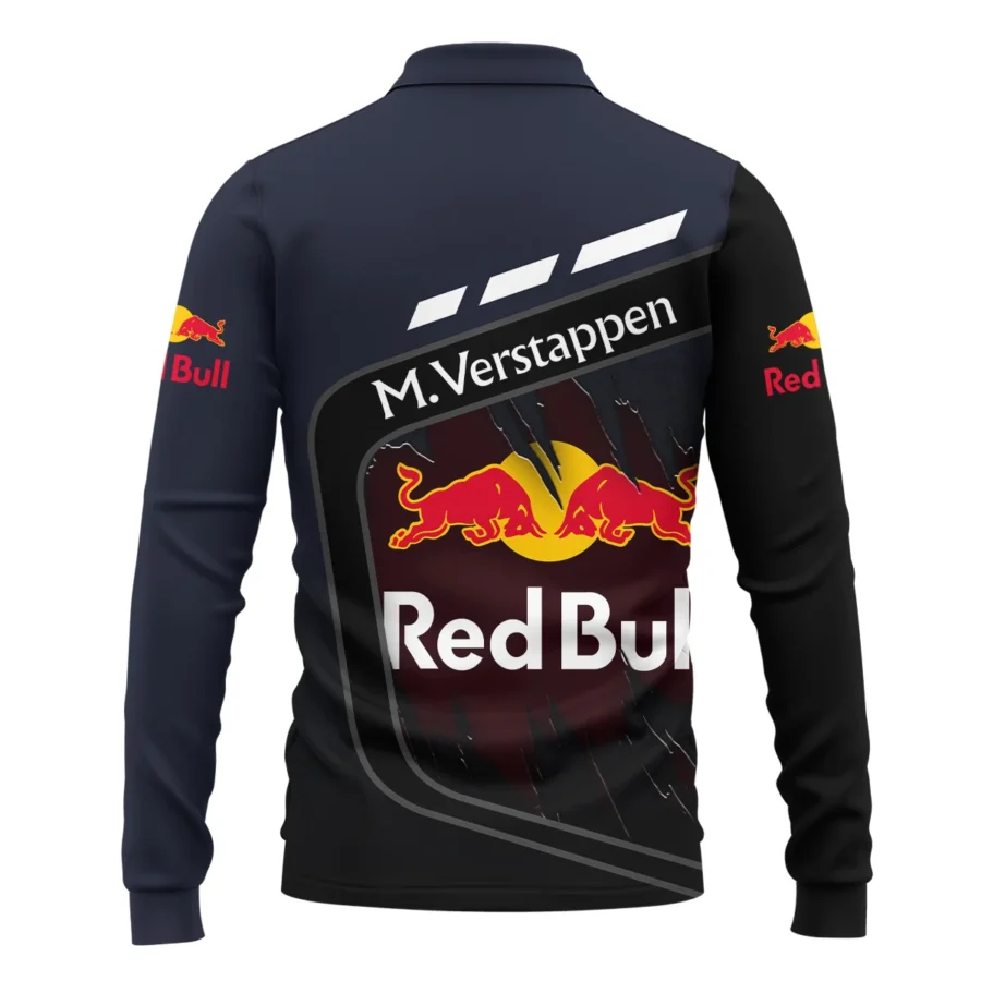 Max Verstappen Red Bull Racing F1 Exclusive Long Polo Shirt BLRBR20525A3LPL