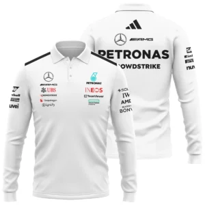 2025 Team Mercedes-AMG Petronas F1 Exclusive Logo Zipper Hoodie BLMER6525A2ZHD