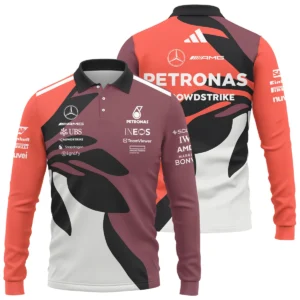 2025 Miami Floral Mercedes-AMG Petronas F1 Quarter-Zip Sweatshirt All Over Prints BLMER6525A3QTZ