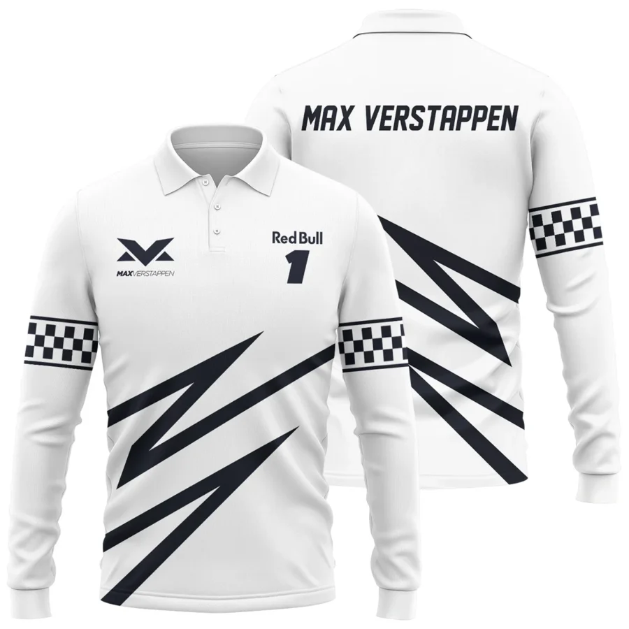 Max Verstappen Red Bull Racing F1 Exclusive Long Polo Shirt BLRBR20525A1LPL
