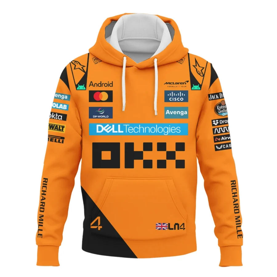Lando Norris McLaren Formula One Exclusive Hoodie BLF1180525A1HD