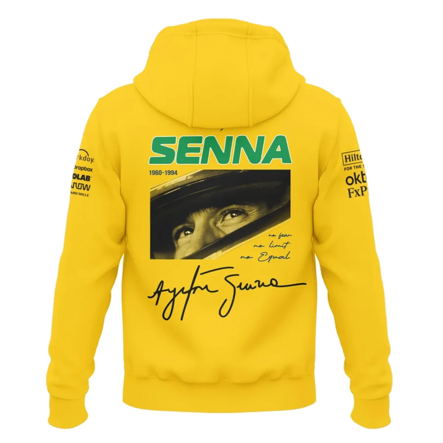 Ayrton Senna McLaren Formula One Exclusive Zipper Hoodie BLF1190525A2ZHD