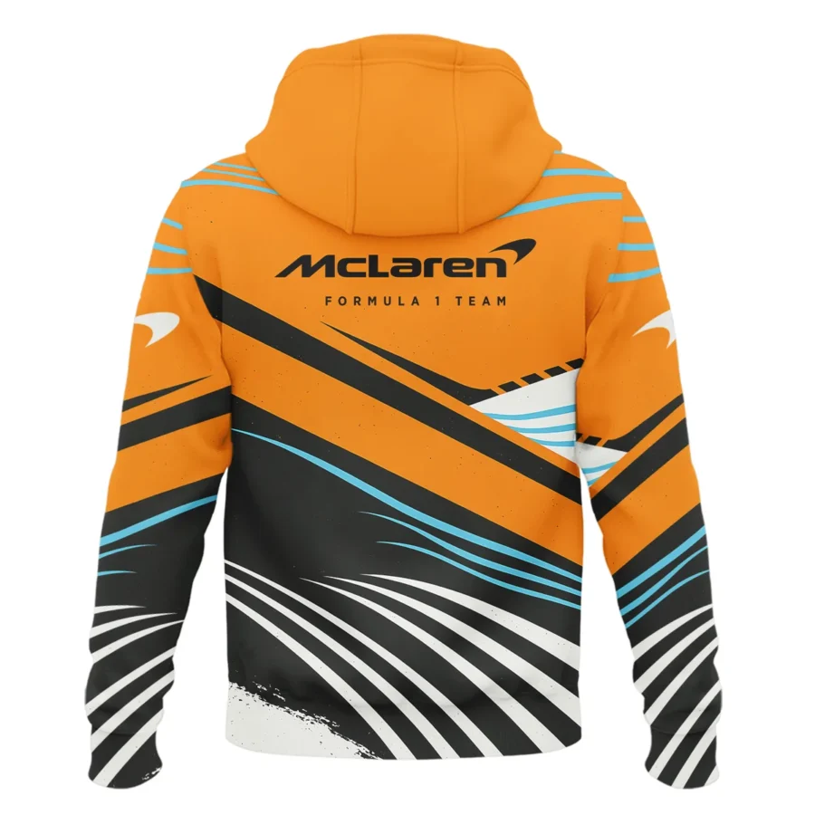 Waves Pattern McLaren F1 Exclusive Zipper Hoodie BLF131525A1ZHD
