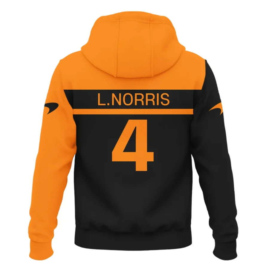 Lando Norris McLaren F1 Exclusive Logo Zipper Hoodie BLMCL5525A1ZHD