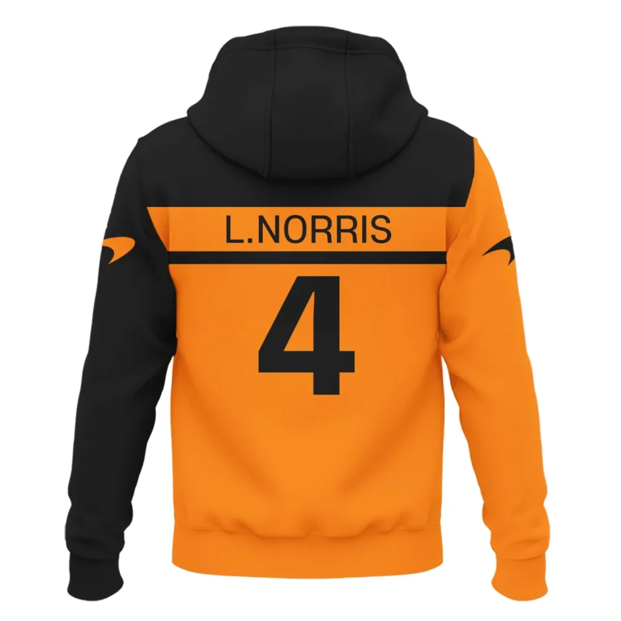 Lando Norris McLaren F1 Exclusive Logo Zipper Hoodie BLMCL5525A2ZHD
