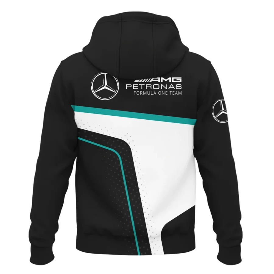 Limited Edition Mercedes-AMG Petronas F1 Exclusive Logo Zipper Hoodie BLMER6525A5ZHD