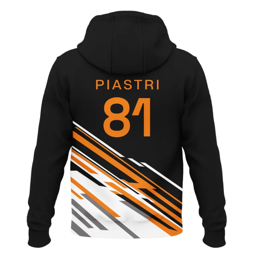 Oscar Piastri McLaren F1 Exclusive Logo Zipper Hoodie BLOP10425A2ZHD