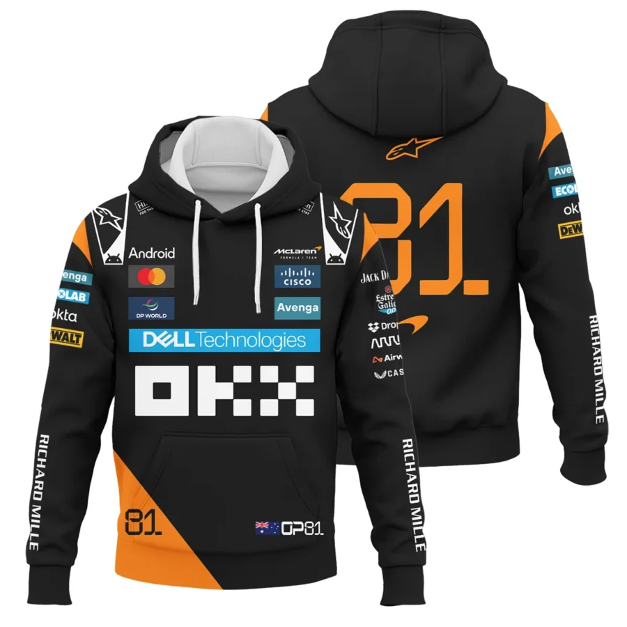 Oscar Piastri McLaren Formula One Exclusive Hoodie BLF1180525A4HD