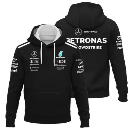 2025 Team Mercedes-AMG Petronas F1 Exclusive Logo Hoodie BLMER6525A1HD
