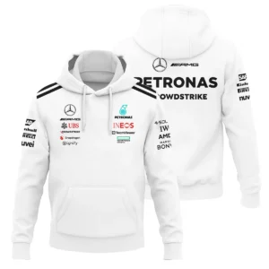 2025 Team Mercedes-AMG Petronas F1 Quarter-Zip Sweatshirt All Over Prints BLMER6525A2QTZ