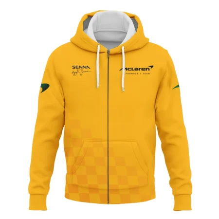Forever Senna McLaren Formula One Exclusive Zipper Hoodie BLF1190525A3ZHD