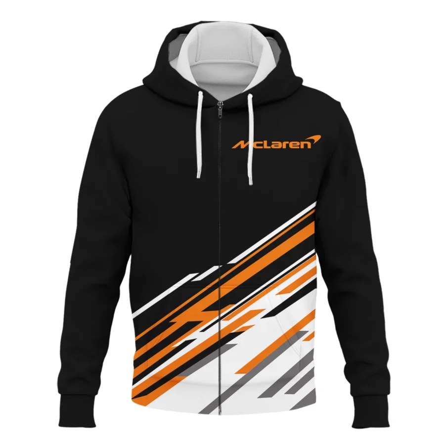 Oscar Piastri McLaren F1 Exclusive Logo Zipper Hoodie BLOP10425A2ZHD