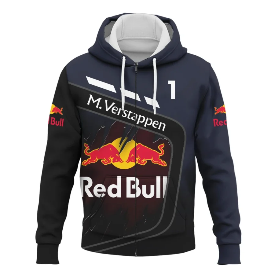 Max Verstappen Red Bull Racing F1 Exclusive Zipper Hoodie BLRBR20525A3ZHD