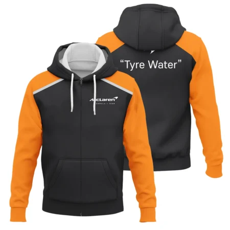 Tyre Water McLaren Formula One Exclusive Zipper Hoodie BLF115525A1ZHD
