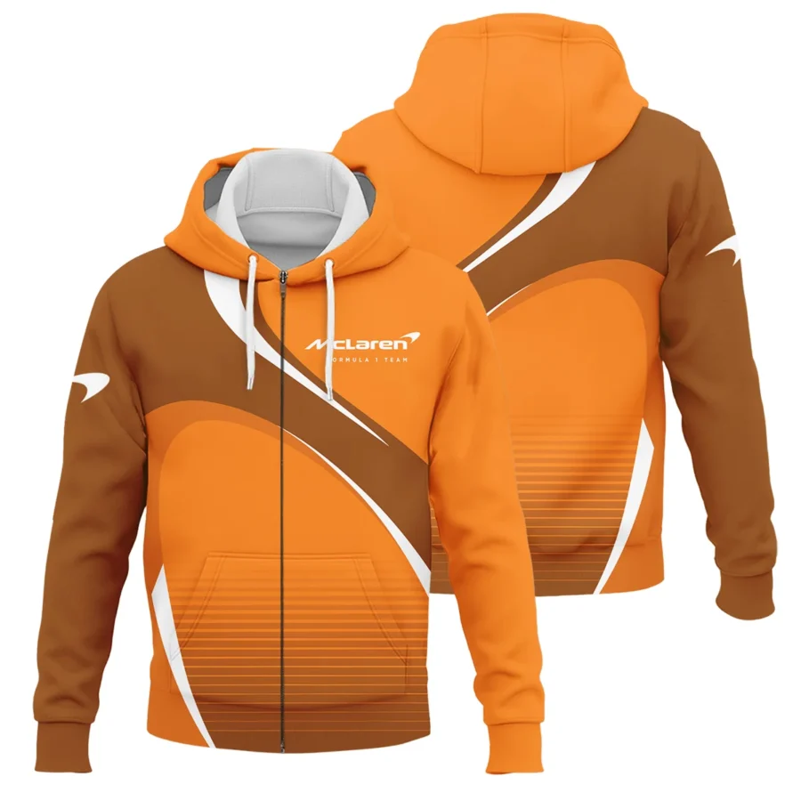 McLaren F1 Exclusive Logo Zipper Hoodie BLMCL9525A2ZHD
