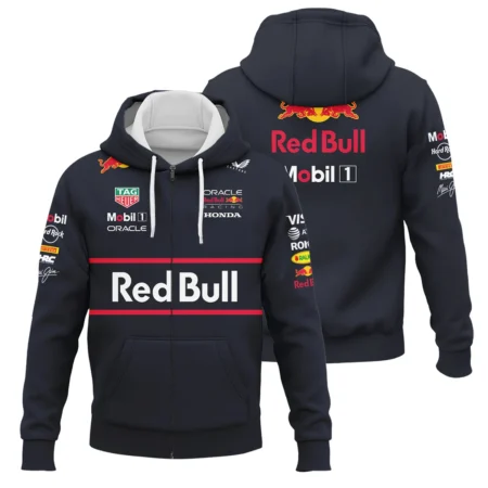 2025 Red Bull Racing F1 Exclusive Logo Zipper Hoodie BLRBR10525A2ZHD