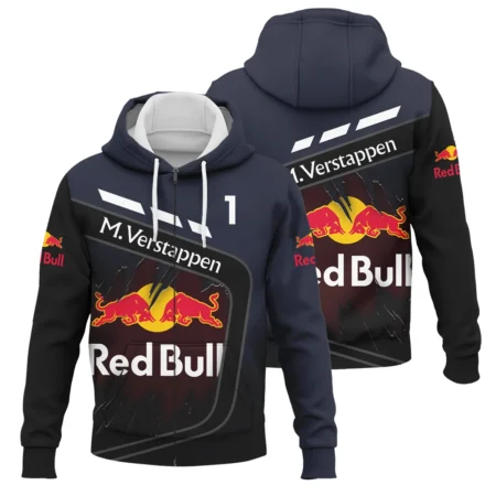 Max Verstappen Red Bull Racing F1 Exclusive Zipper Hoodie BLRBR20525A3ZHD