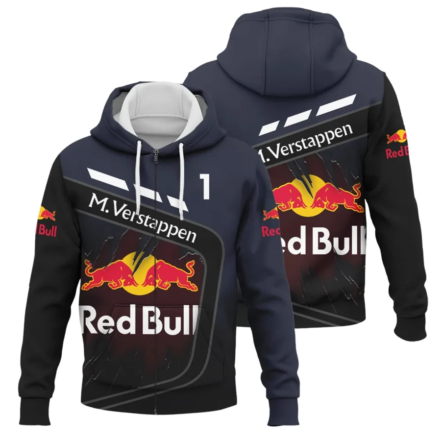 Max Verstappen Red Bull Racing F1 Exclusive Zipper Hoodie BLRBR20525A3ZHD