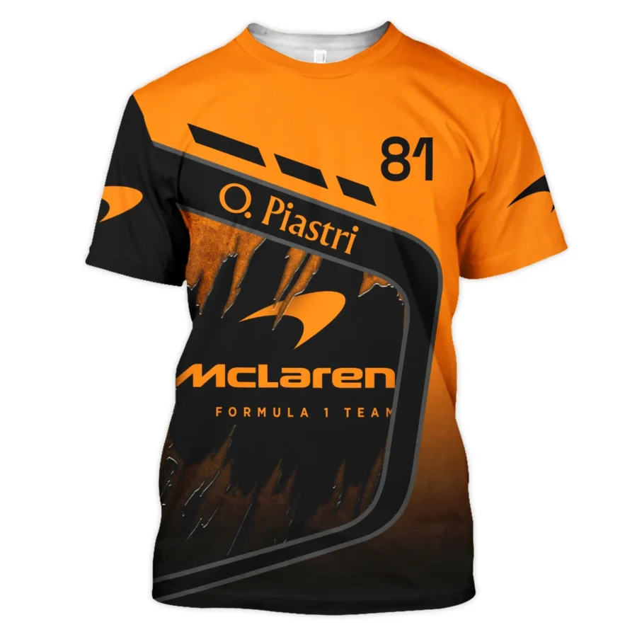 Oscar Piastri McLaren F1 T-Shirt All Over Prints BLOP3425A1TS