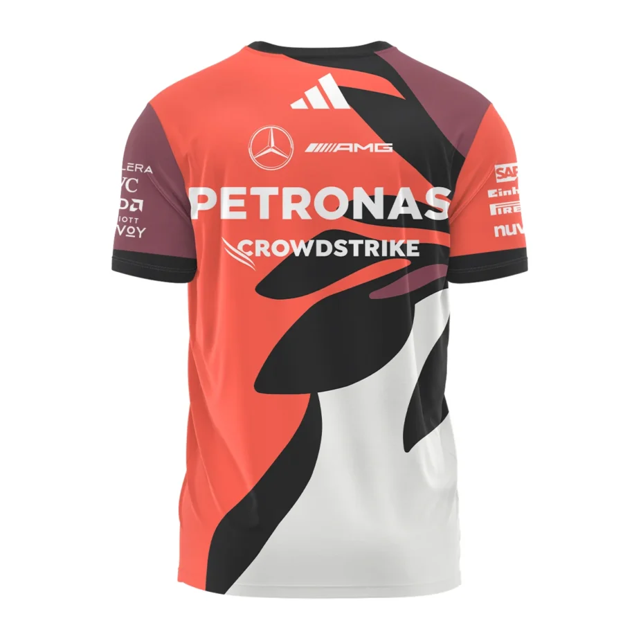 2025 Miami Floral Mercedes-AMG Petronas F1 T-Shirt All Over Prints BLMER6525A3TS