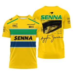 Ayrton Senna McLaren Formula One Exclusive Hoodie Half Zipper BLF1190525A2HDF