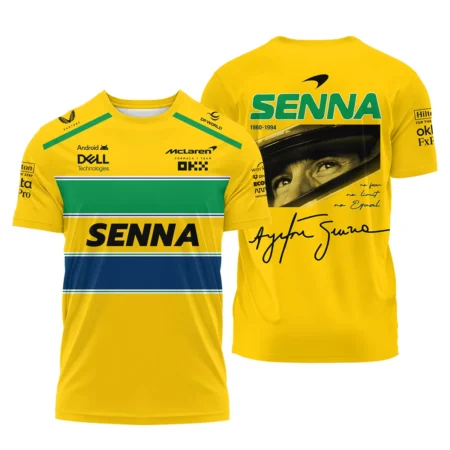 Ayrton Senna McLaren Formula One Exclusive T-Shirt BLF1190525A2TS