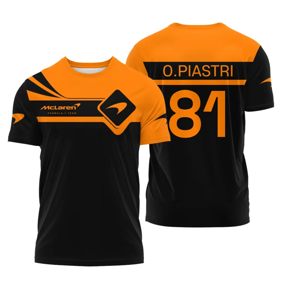 Oscar Piastri McLaren F1 T-Shirt All Over Prints BLMCL5525A3TS