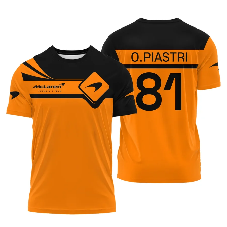 Oscar Piastri McLaren F1 T-Shirt All Over Prints BLMCL5525A4TS