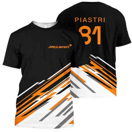 Oscar Piastri McLaren F1 T-Shirt All Over Prints BLOP10425A2TS Oscar Piastri McLaren F1 T-Shirt All Over Prints BLOP10425A2TS